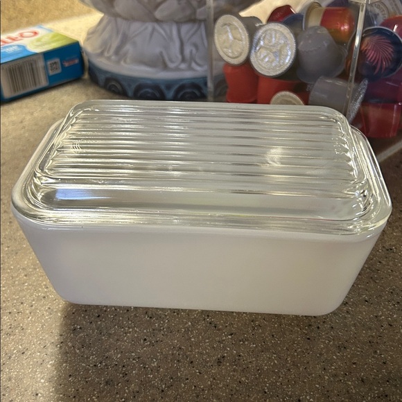 ** LAST CHANCE **1960s PYREX “Early American”Glass Container w/ glass lid - Picture 3 of 8